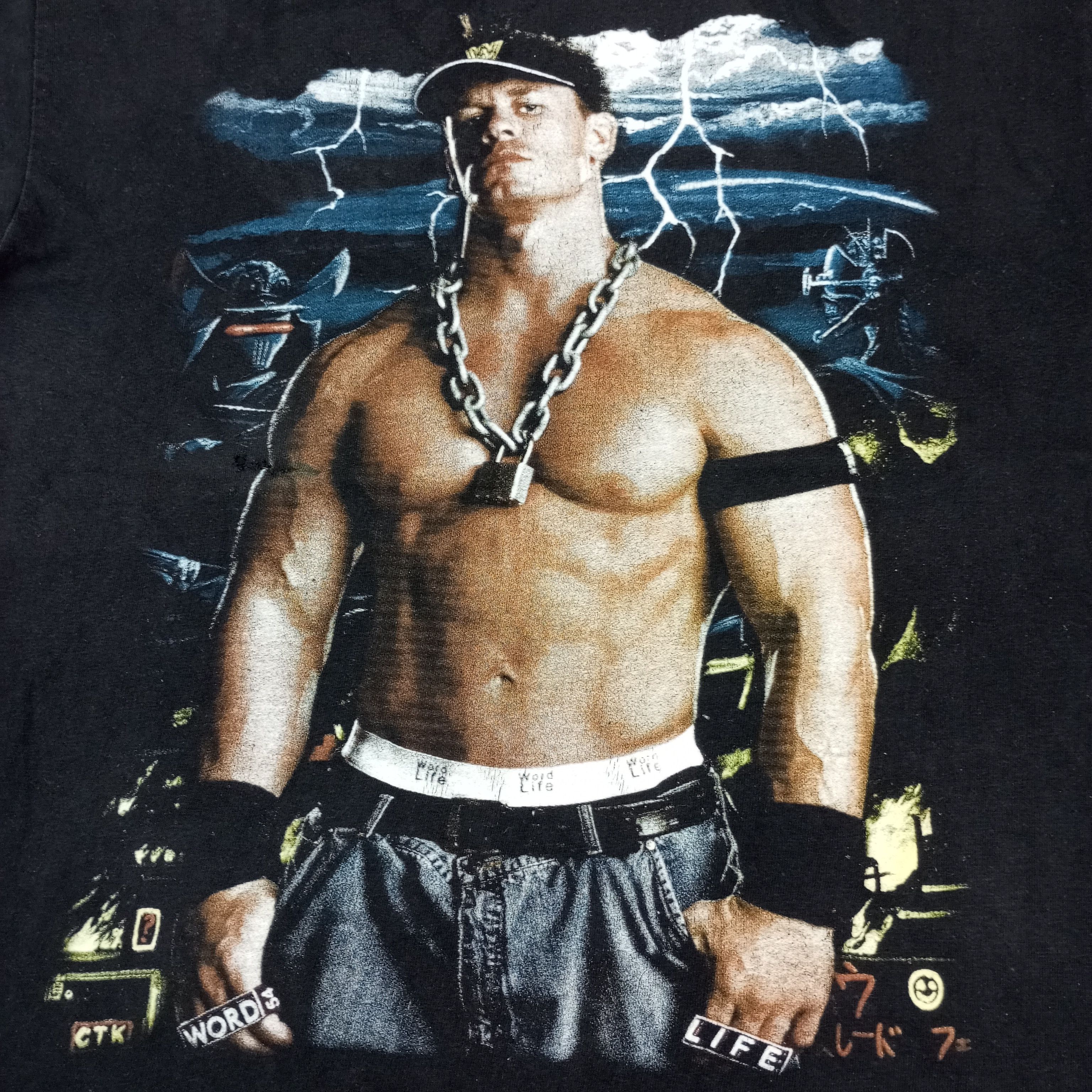 Vintage WWE John Cena Streetwear Style Tshirt Size US M / EU 48-50 / 2 - 2 Thumbnail
