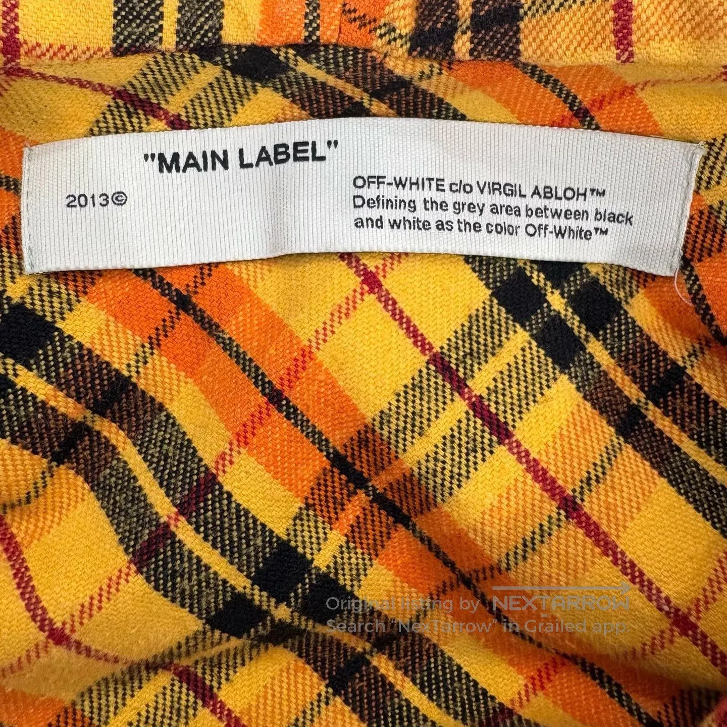 Off-White off-white Checkered Arrow Hooded Shirt Jacket Size US XS / EU 42 / 0 - 3 Thumbnail