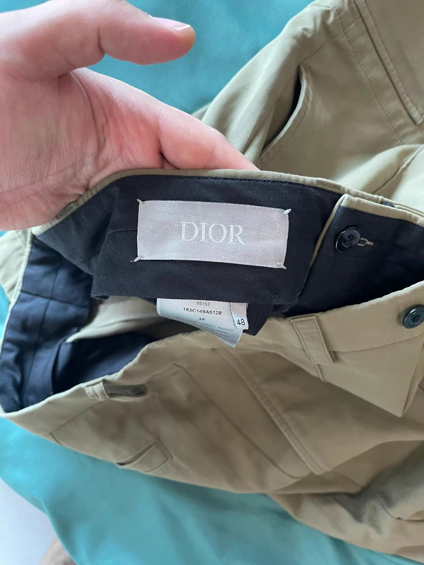 Dior Dior Light Military Green Cargo Trousers 48 Size US 32 / EU 48 - 5 Thumbnail