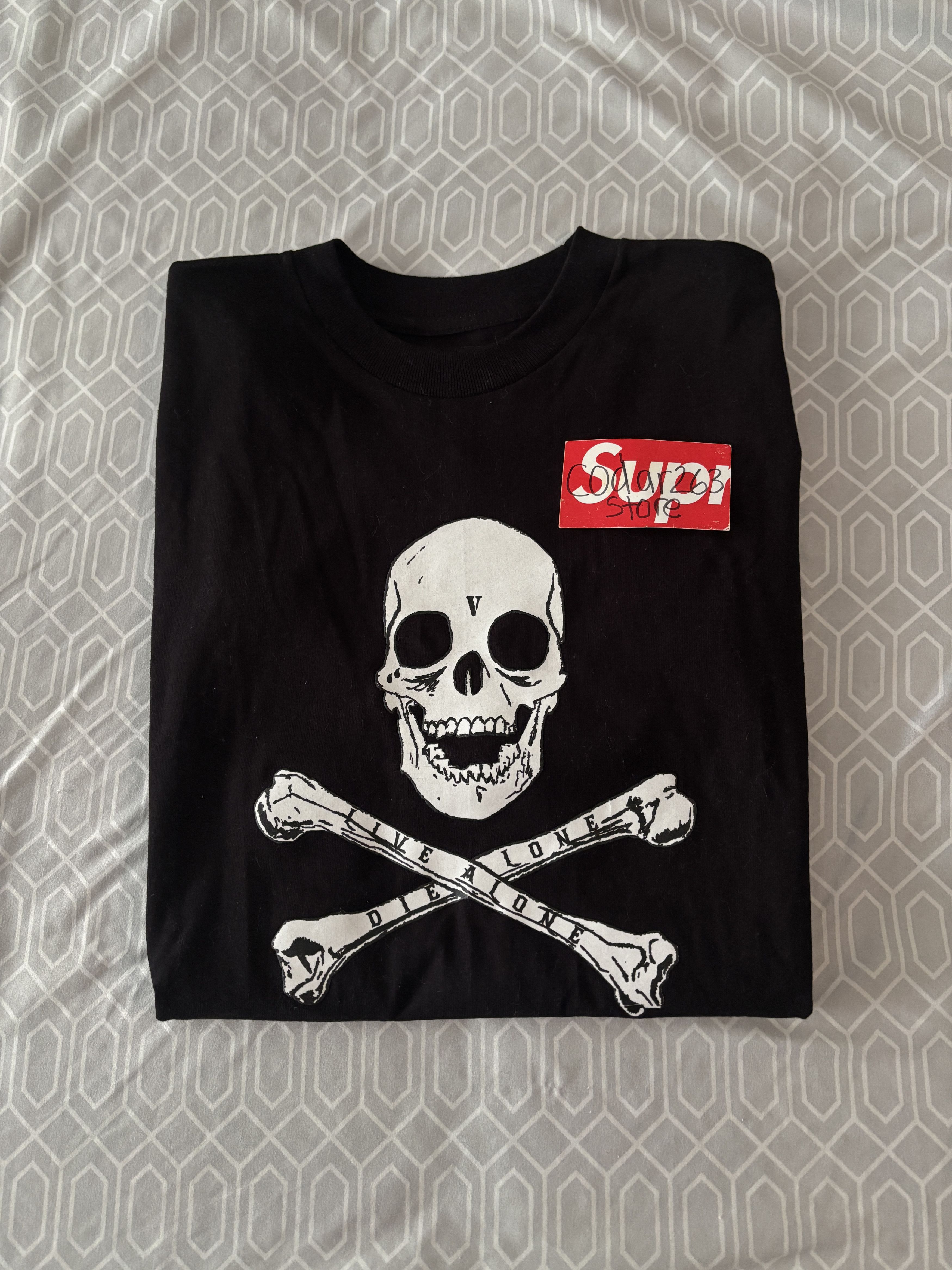 Vlone VLONE Skulls & Bones Tee - A$AP Rocky Medium Black Skeleton Size US M / EU 48-50 / 2 - 1 Thumbnail