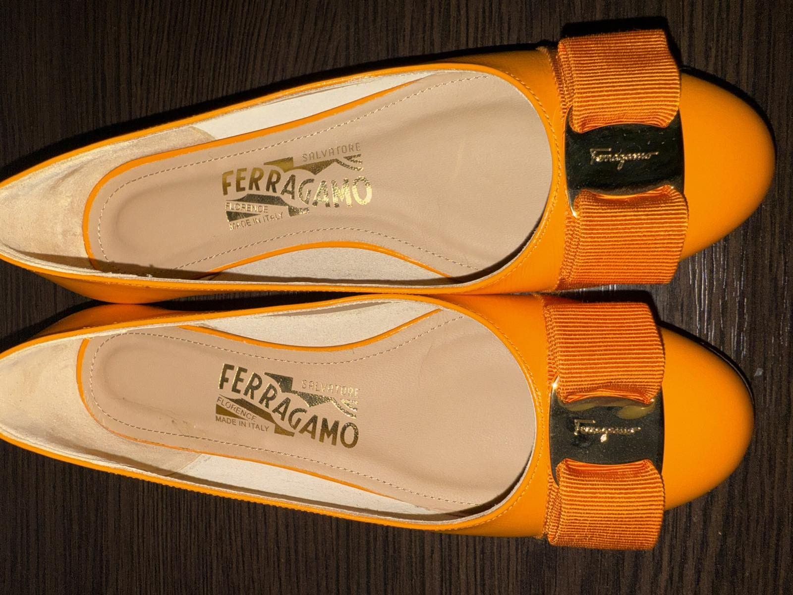 Salvatore Ferragamo Salvatore Ferragamo Vara lether ballet flats Size US 4.5 / IT 34.5 - 5 Thumbnail