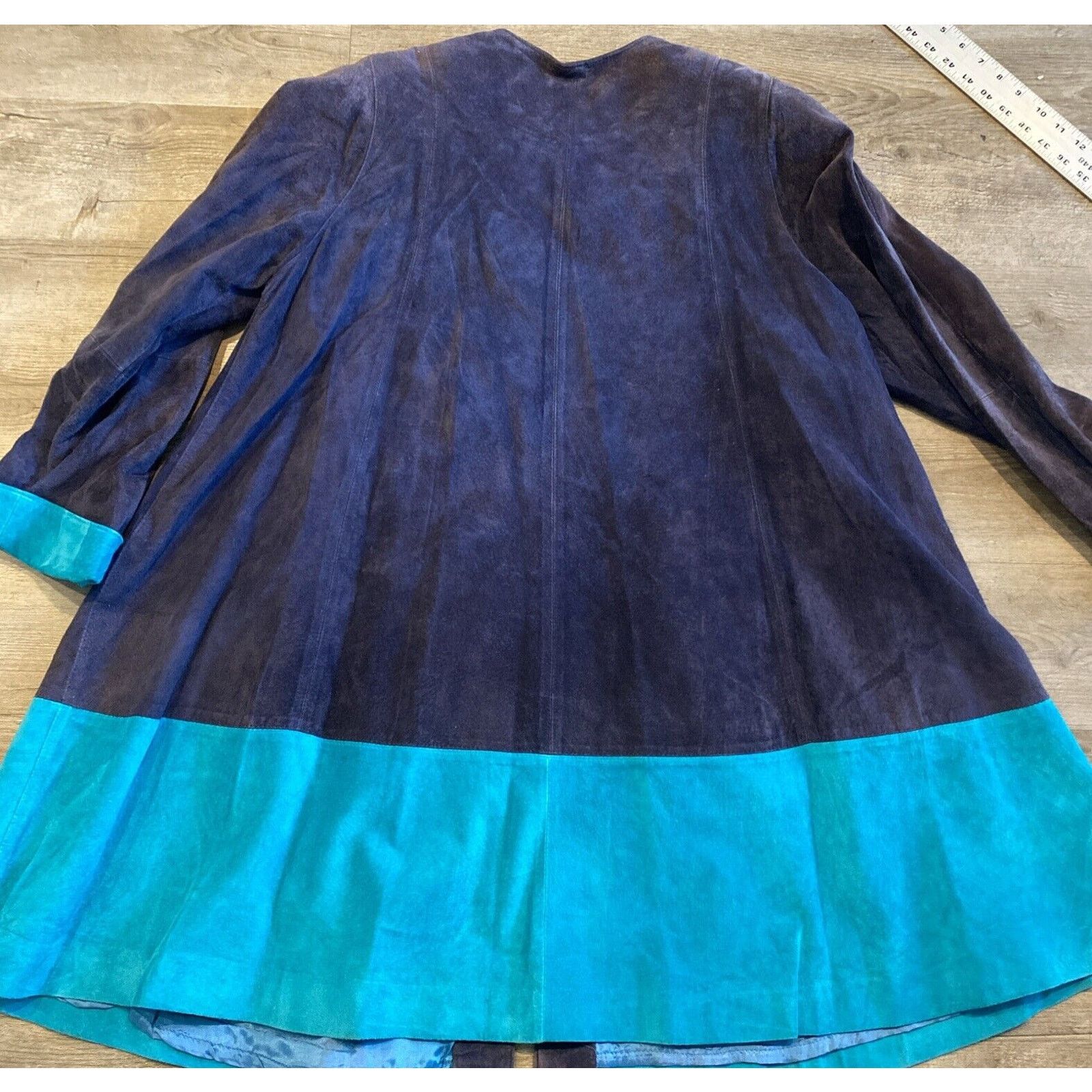Margaret Howell Margaret Godfrey Women Suede Jacket Size L Purple Size L / US 10 / IT 46 - 10 Thumbnail