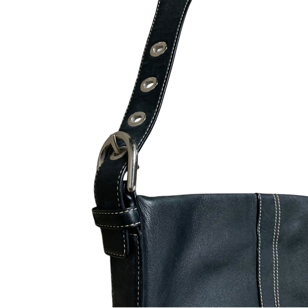 Coach Coach F10938 Soho Slim Y2K Black Leather Crossbody Bag Size ONE SIZE - 3 Thumbnail