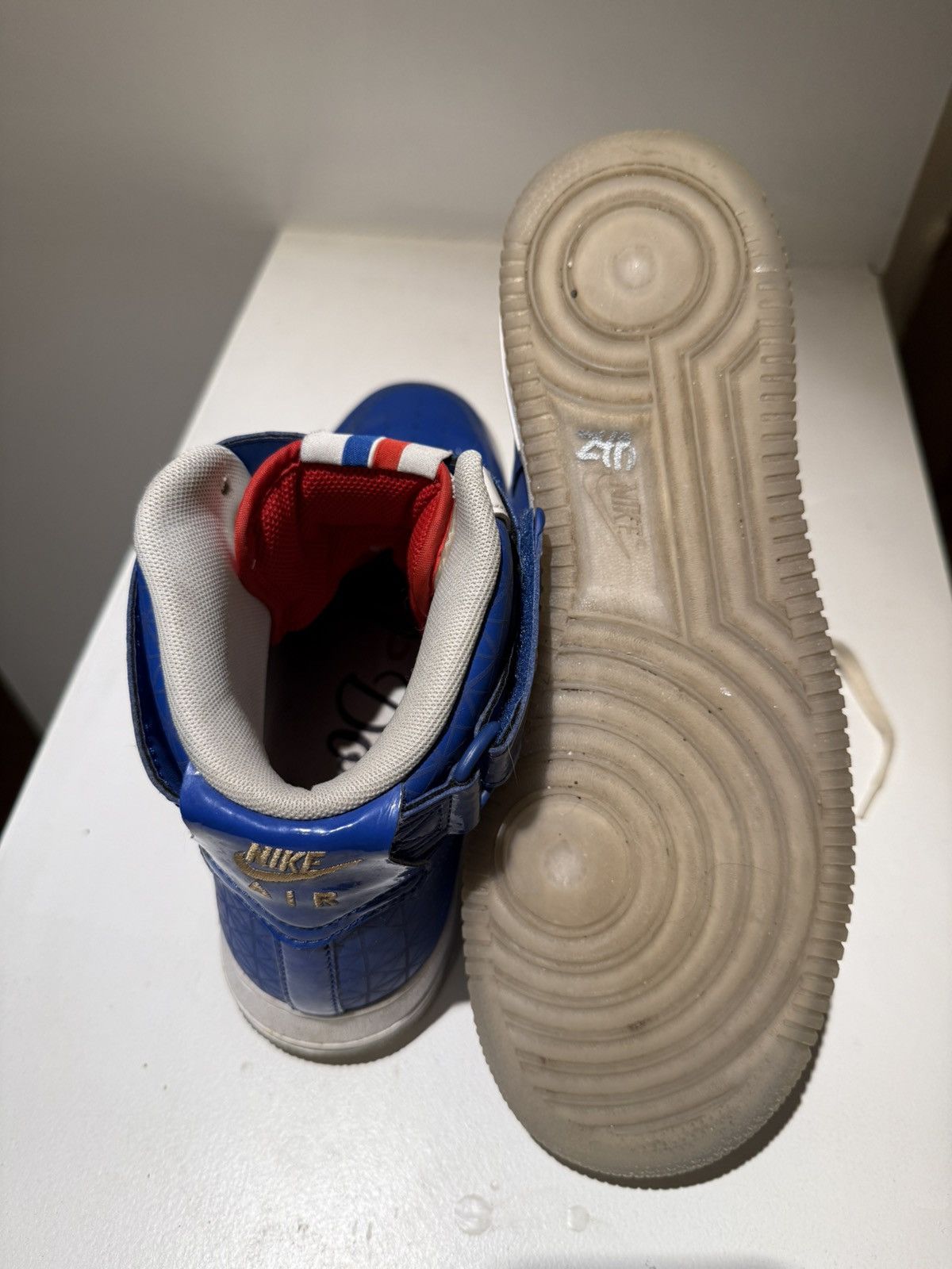 Nike Nike Air Force 1 High Detroit Pistons NBA Men’s Final 2004 Size US 10 / EU 43 - 5 Thumbnail