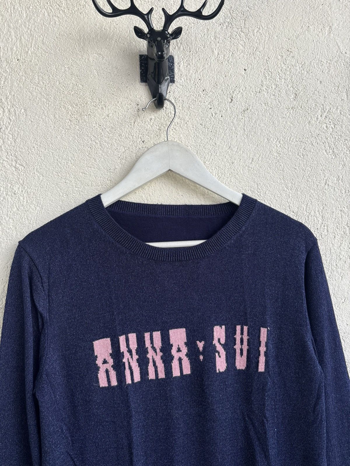 Issey Miyake 90s Issey miyake - anna sui knitwear logo Size US S / EU 44-46 / 1 - 2 Thumbnail