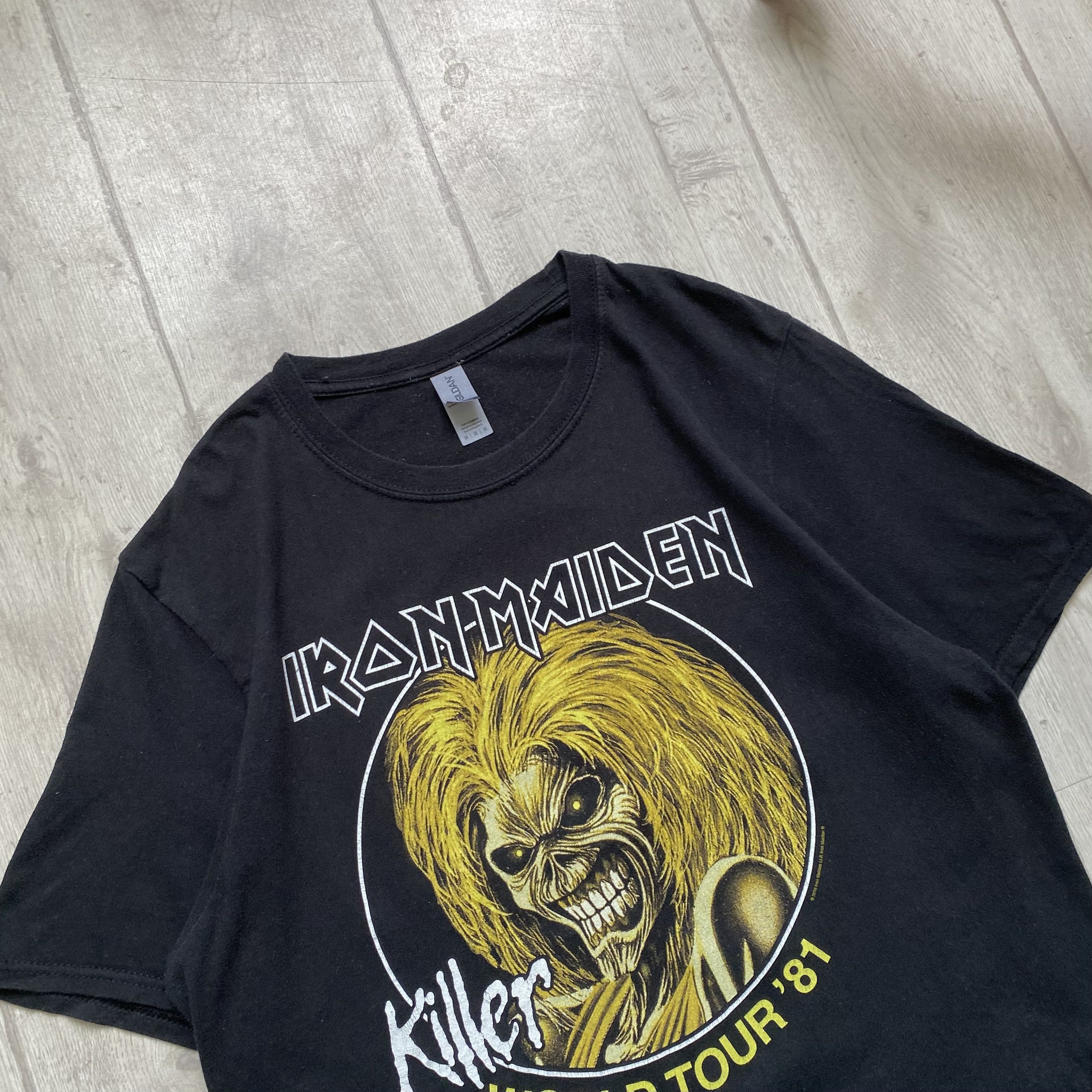 Band Tees 🎸 Iron Maiden Tour 81 Killer tee Big logo reprint Rock Band Size US M / EU 48-50 / 2 - 2 Thumbnail