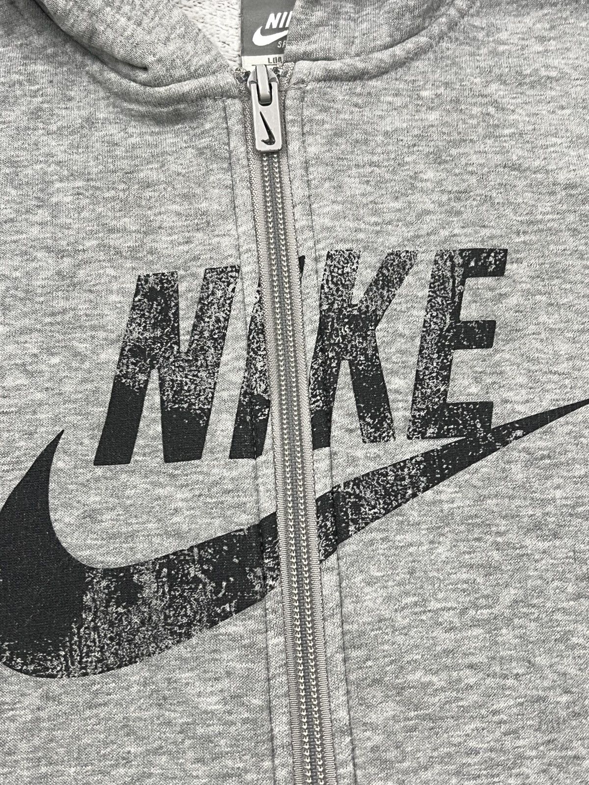 Nike Vintage Y2k Nike Silver Tag Dunk Big Swoosh Zip Up Hoodie Size US S / EU 44-46 / 1 - 2 Thumbnail