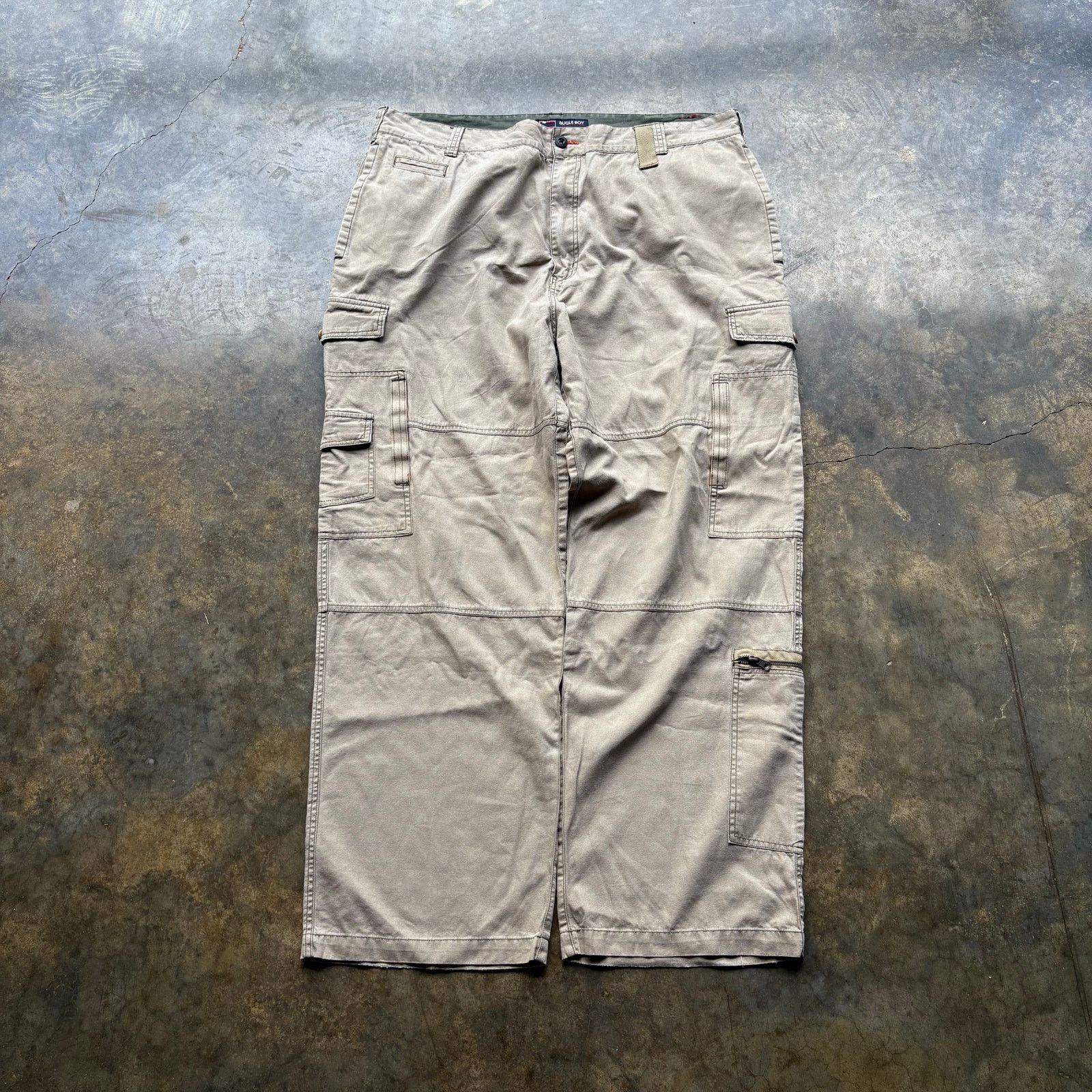 Bugle Boy Crazy Vintage Bugle Boy Military Style Baggy Trousers Size US 42 / EU 58 - 3 Thumbnail