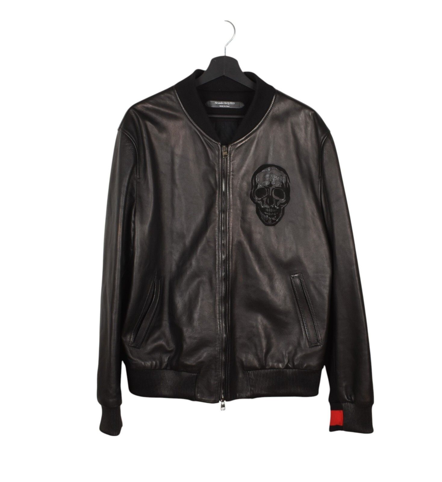 Alexander McQueen Alexander Mcqueen Leather Men Jacket Bomber IT54/XL, S1455 Size US L / EU 52-54 / 3 - 1 Thumbnail