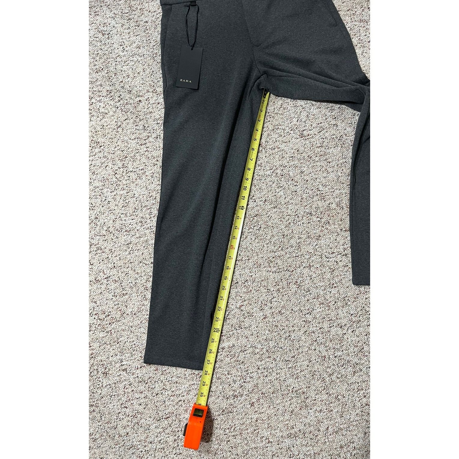 Zara NWT Womens Zara Comfortable Collection Gray Pants Size 40 Size 40" / US 18 - 4 Thumbnail