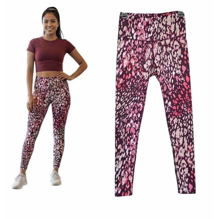 Fila ⭐FILA SPORT Womens Animal Print 7/8 Length High Rise Fashion Size 25" / US 0 / IT 36 - 1 Thumbnail
