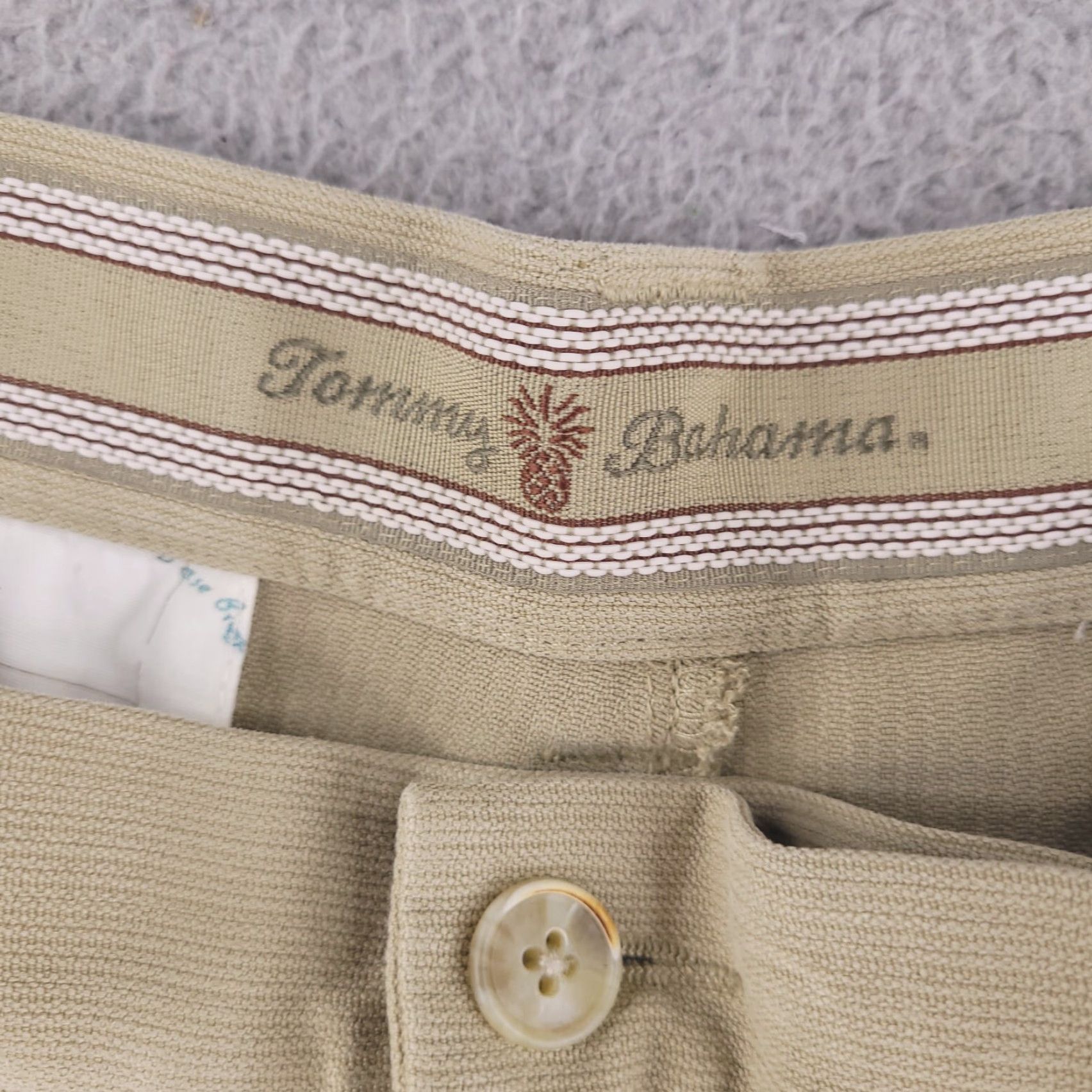 Tommy Bahama Tommy Bahama Shorts Mens Silk Chino Pleated 34 Brown, Size 34, Regular, Front Pleated, Silk Chino, Mens Shorts 34, Tommy Bahama Size US 34 / EU 50 - 2 Thumbnail