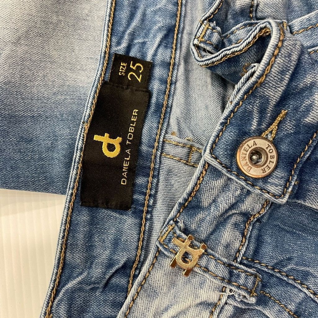 Other Daniela Tobler blue washed skinny jeans Size 25 Size 25" / US 0 / IT 36 - 9 Thumbnail