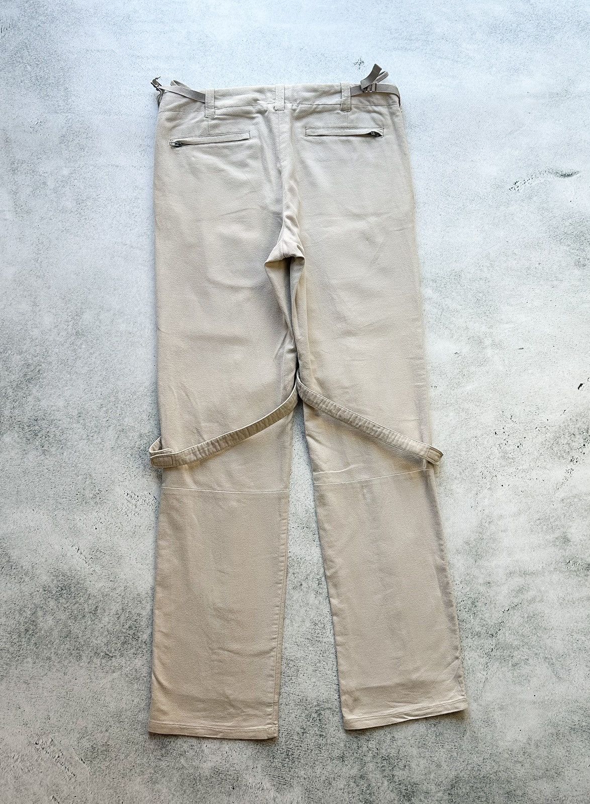 Helmut Lang FW99 Runway 10 Pocket Cargo Bondage Pants Size US 33 - 2 Thumbnail