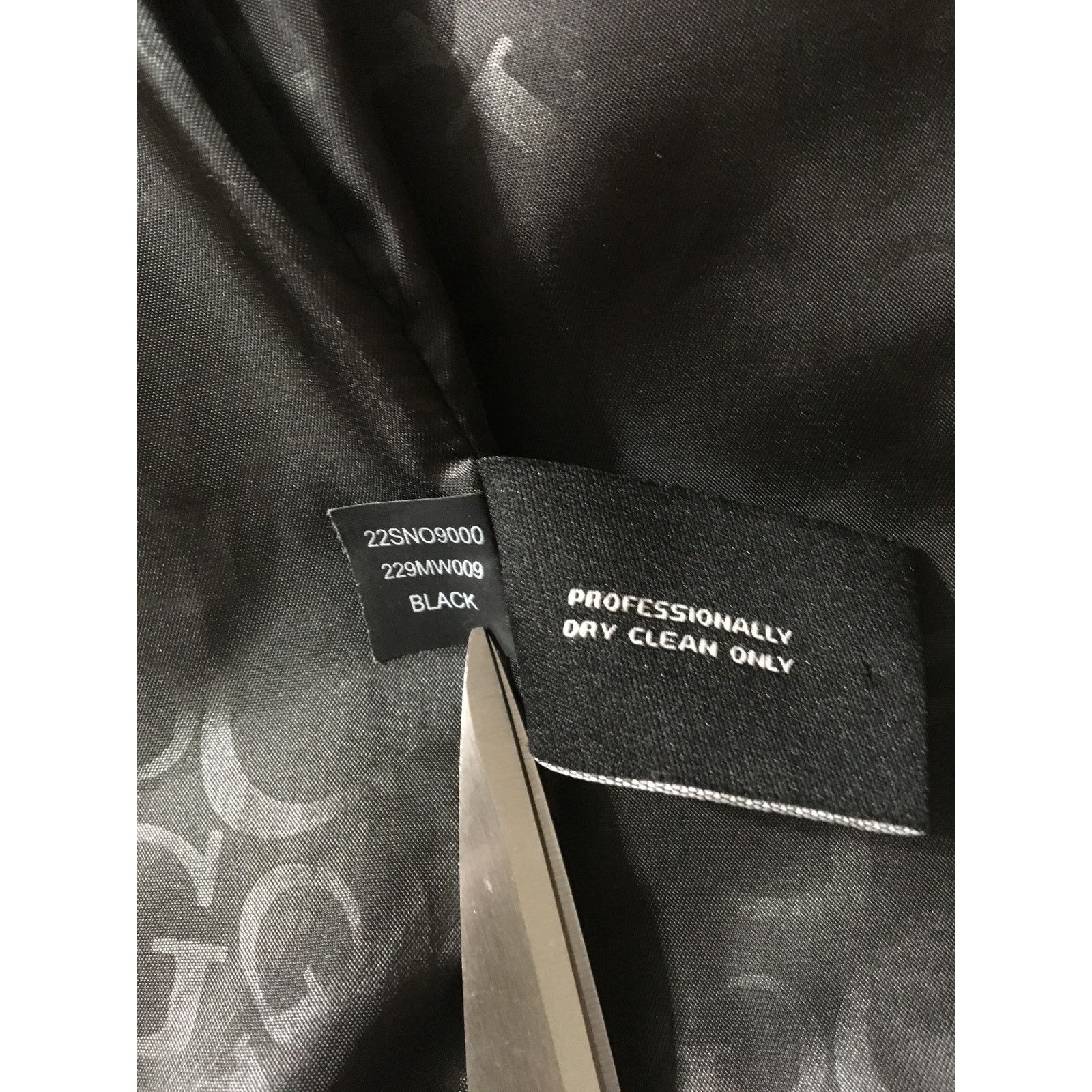 Guess Guess Large Wool Blend Black Lined Pea Coat Gold Embroidery Size L / US 10 / IT 46 - 9 Thumbnail