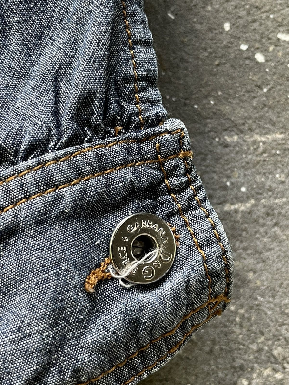 Dolce & Gabbana Vintage Y2K Dolce Gabbana Shorts Bridge 00’s Denim RARE Size 29" - 9 Thumbnail