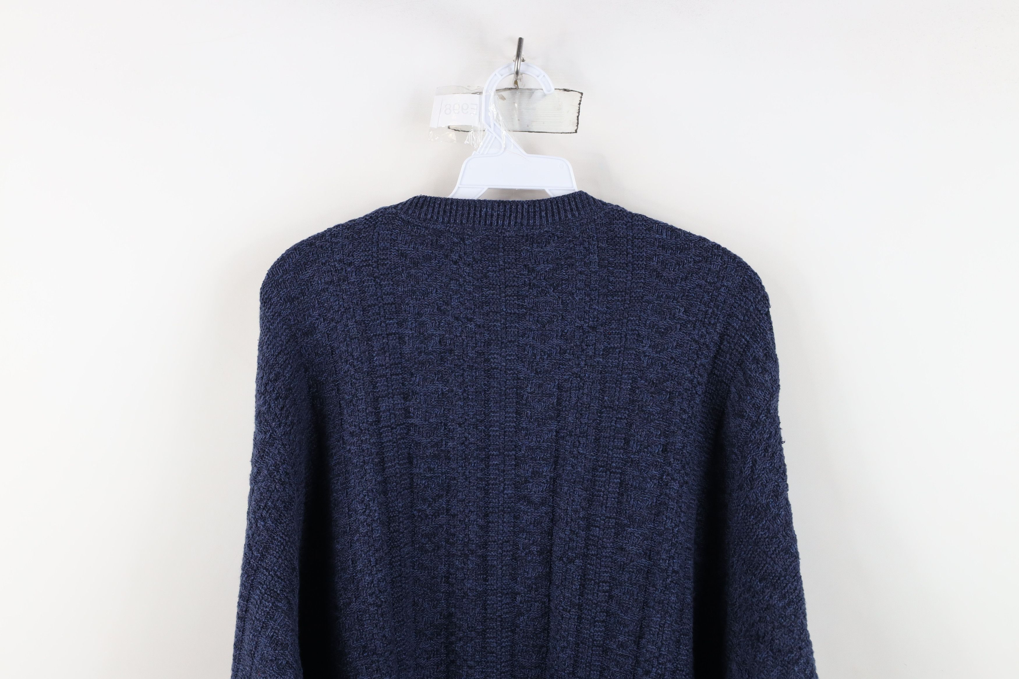 Vintage Vintage 90s Streetwear Framed Chunky Ribbed Knit Sweater Size US L / EU 52-54 / 3 - 8 Thumbnail