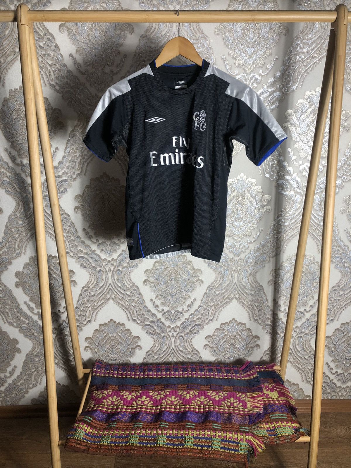 Umbro VINTAGE UMBRO FC CHELSEA LONDON ENGLAND SOCCER JERSEY 90s Size US XXS / EU 40 - 2 Thumbnail