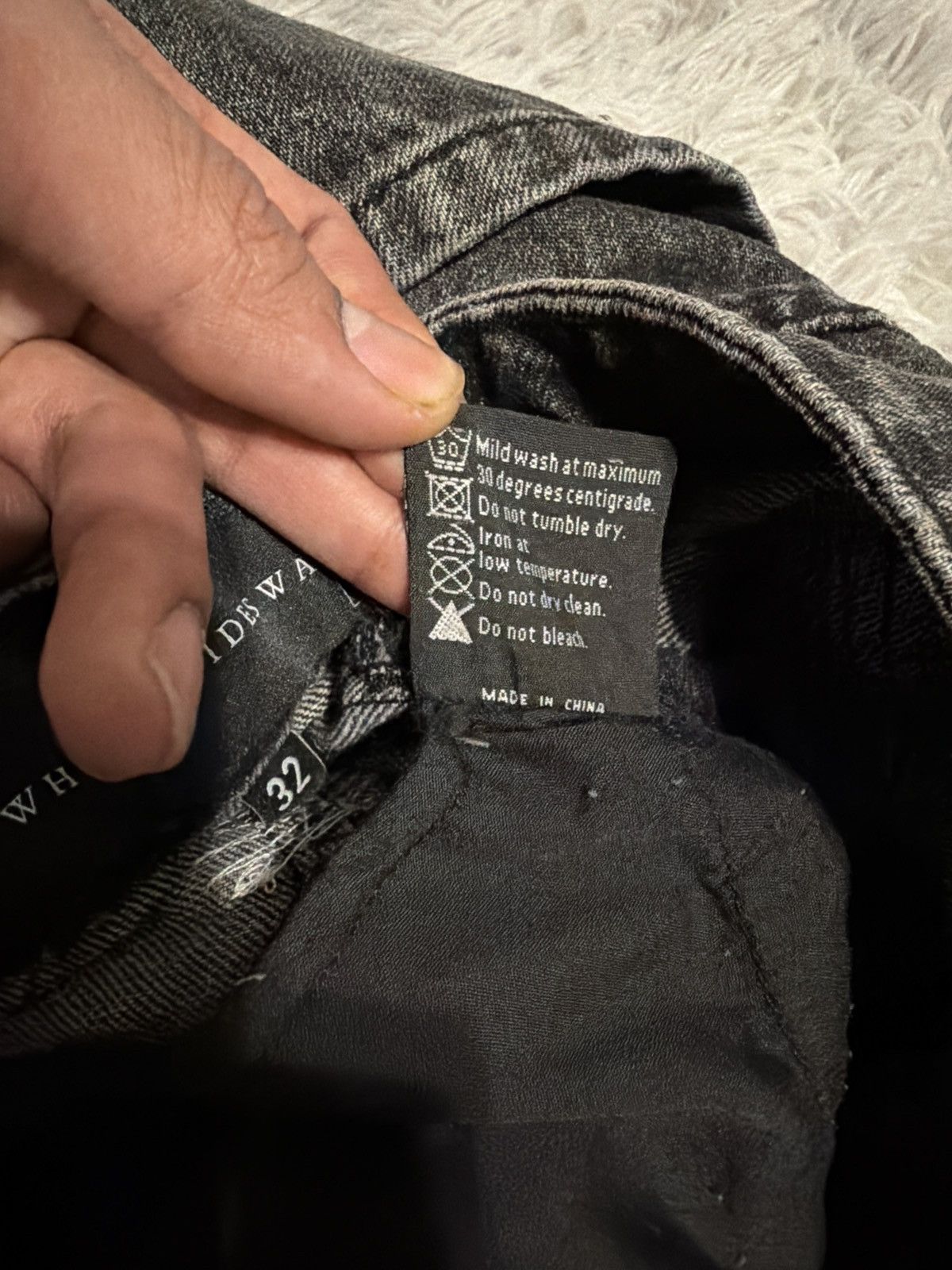 Who Decides War Who Decides War Black Denim Jeans Size US 32 / EU 48 - 10 Thumbnail