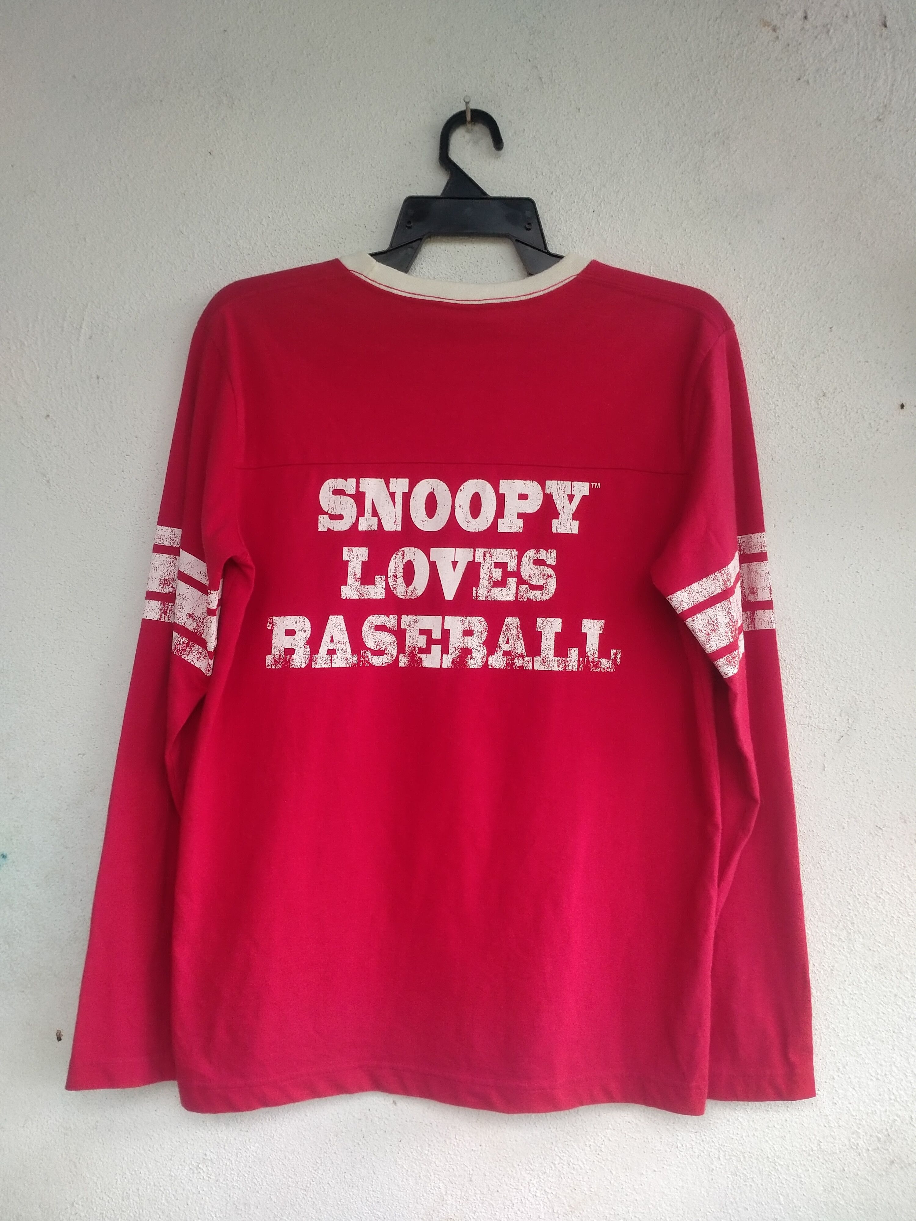 Cartoon Network × Peanuts × Vintage Snoopy peanuts baseball long sleeve t-shirt Size US M / EU 48-50 / 2 - 2 Thumbnail