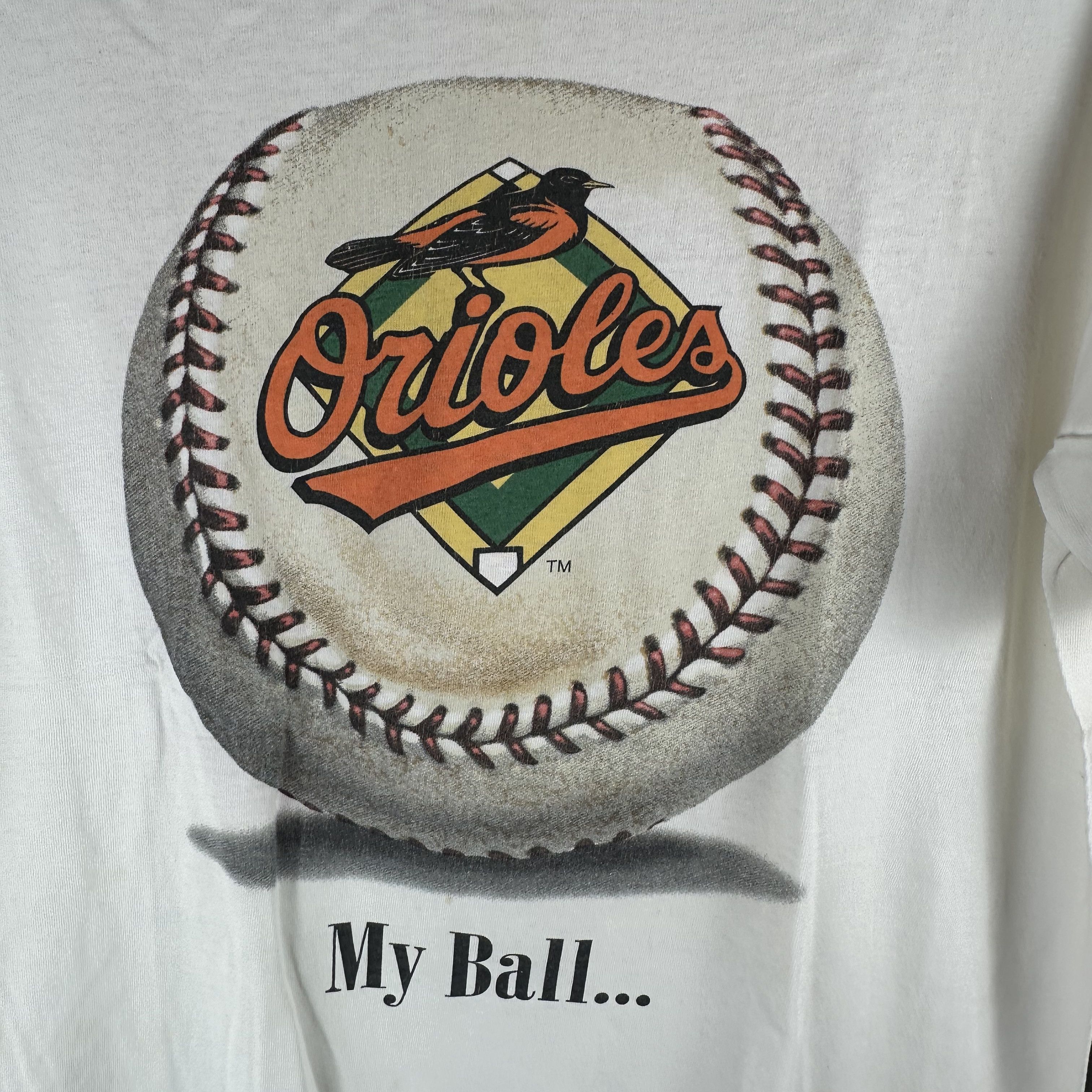 Vintage ​Vintage 90s Baltimore Orioles Camden Yards MLB T-shirt Size US L / EU 52-54 / 3 - 2 Thumbnail