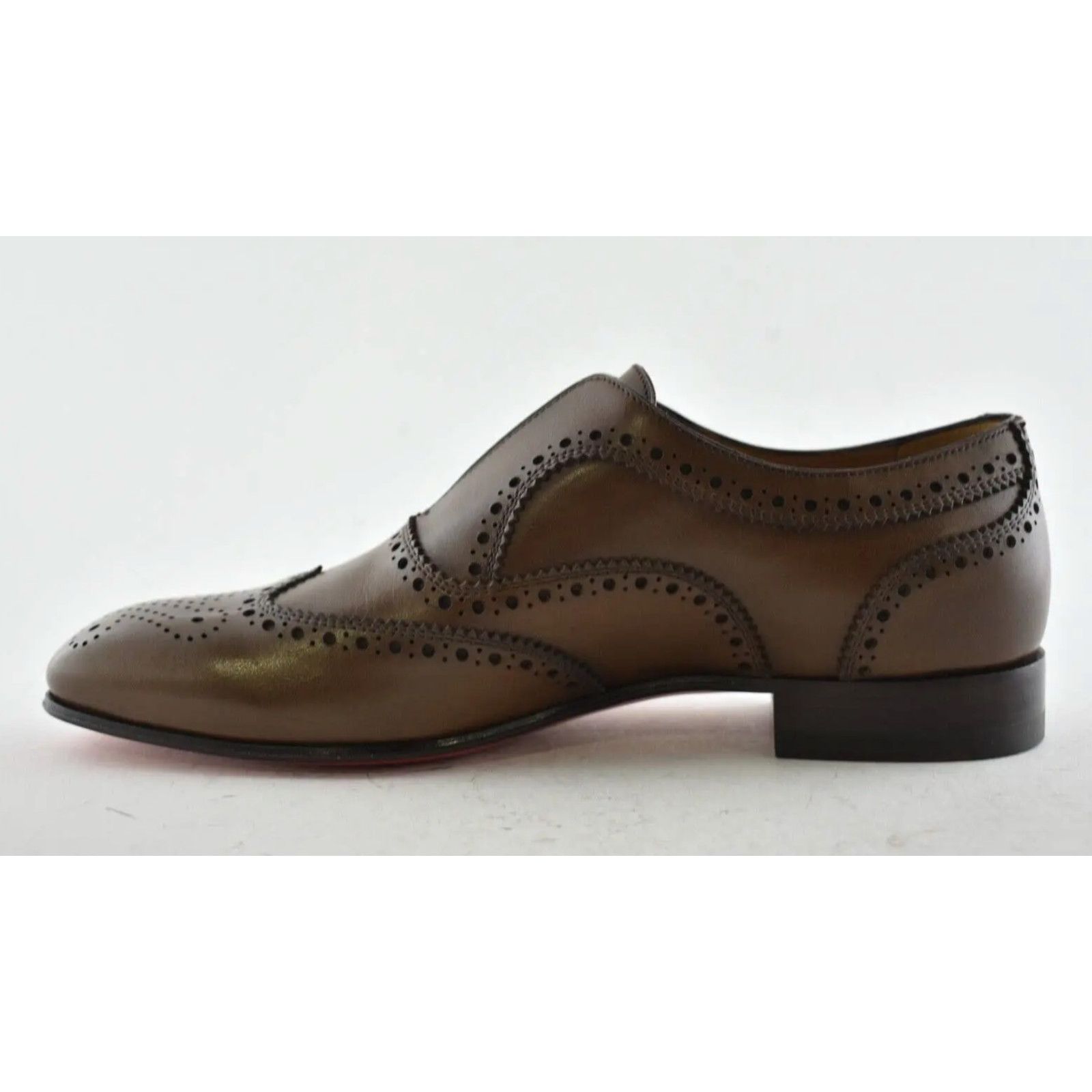 Christian Louboutin Christian Louboutin Havane Brown Leather Dress Loafer 40 7 Size US 7 / EU 40 - 8 Thumbnail