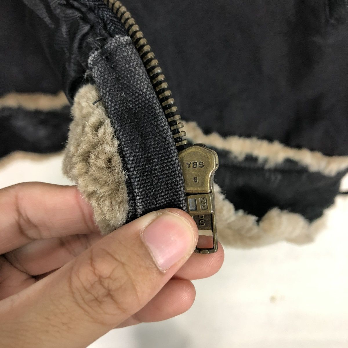 Beams Japan 🔥VINTAGE CHORE JACKET BEAMS MINK FUR BLANKET ISSEY MIYAKE Size US L / EU 52-54 / 3 - 19 Thumbnail