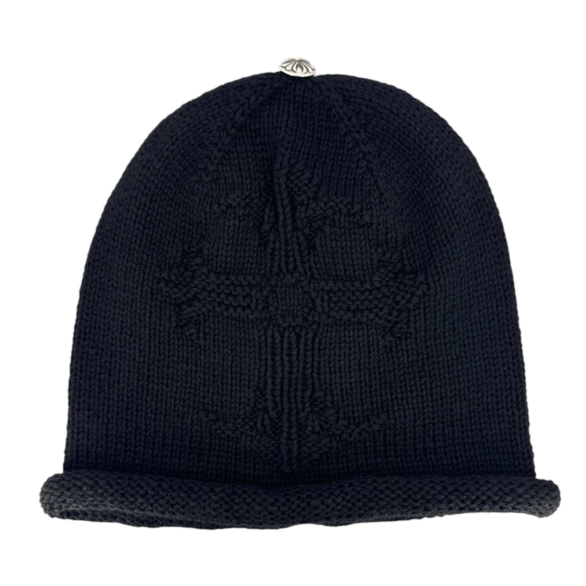 Chrome Hearts Knit Cross Beanie Black Size ONE SIZE - 1 Thumbnail