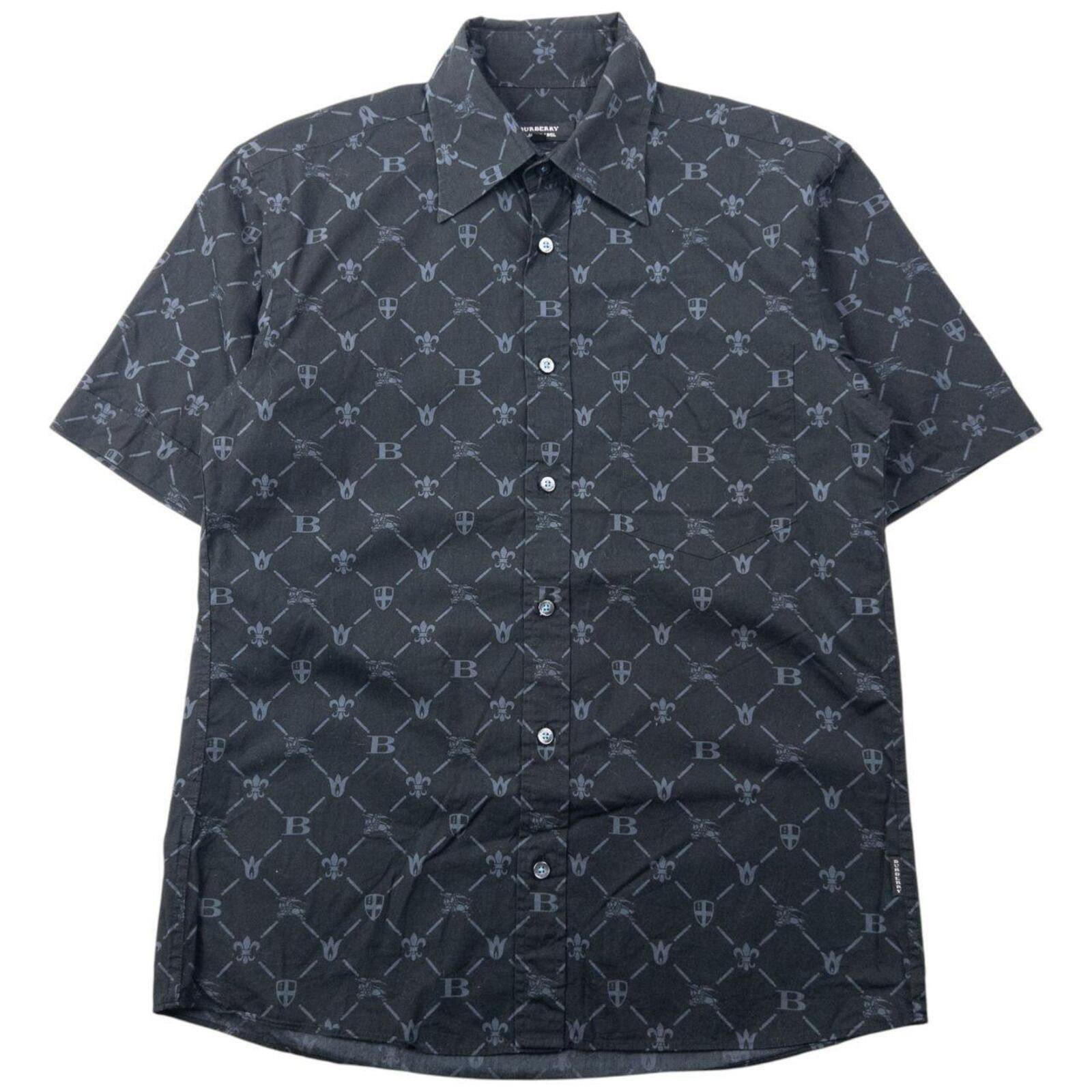 Burberry Vintage 2000s Burberry Black Label Monogram Shirt Size XS Size US XS / EU 42 / 0 - 1 Thumbnail