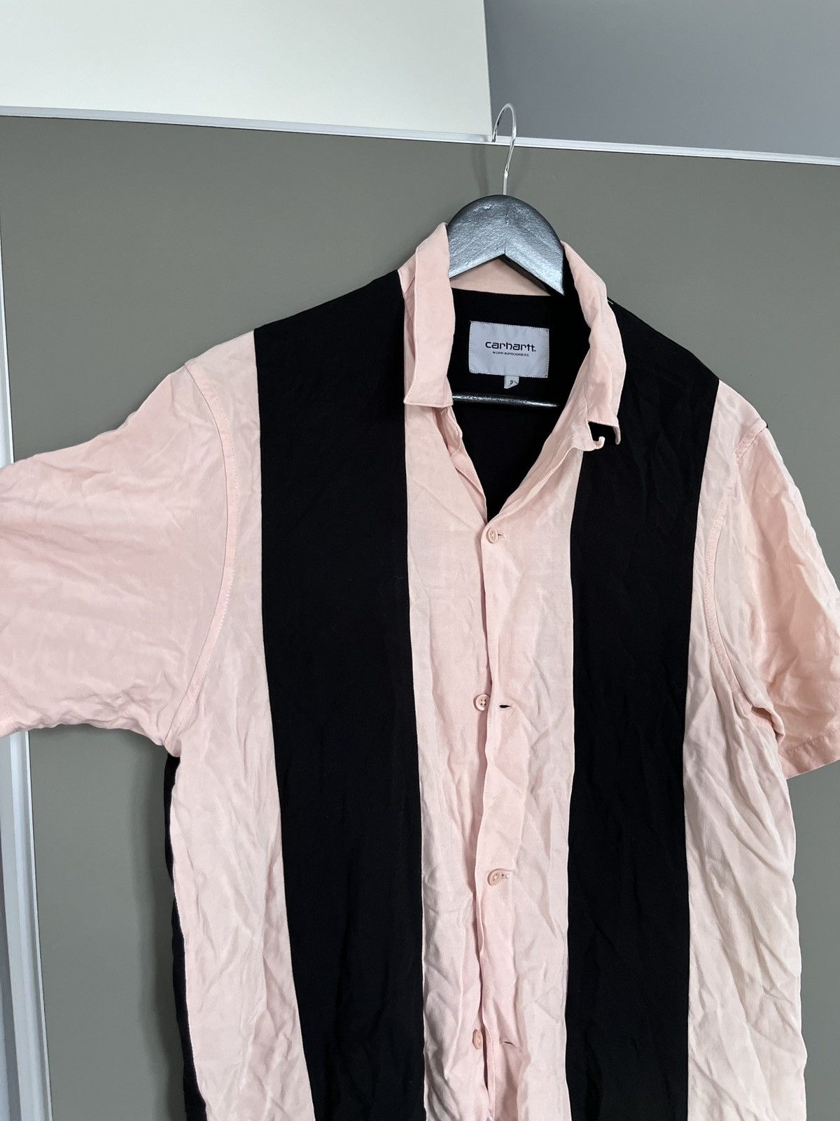 Carhartt Wip Carhartt WIP Lane Bowling Shirt Viscose Poplin Powdery Size US S / EU 44-46 / 1 - 5 Thumbnail