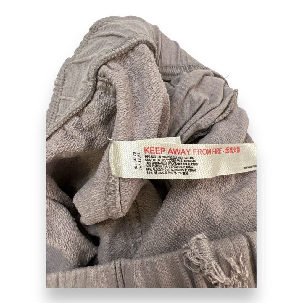 Free People Free People Movement Ruffle Distressed Gray Joggers Size Ext Size 26" / US 2 / IT 38 - 5 Thumbnail