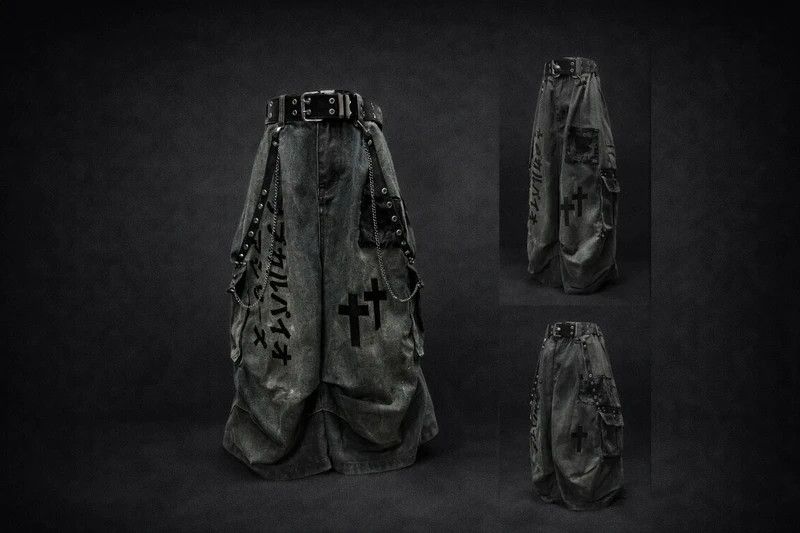 Other Vintage Y2K Cross Denim Jorts Size US 30 / EU 46 - 1 Thumbnail