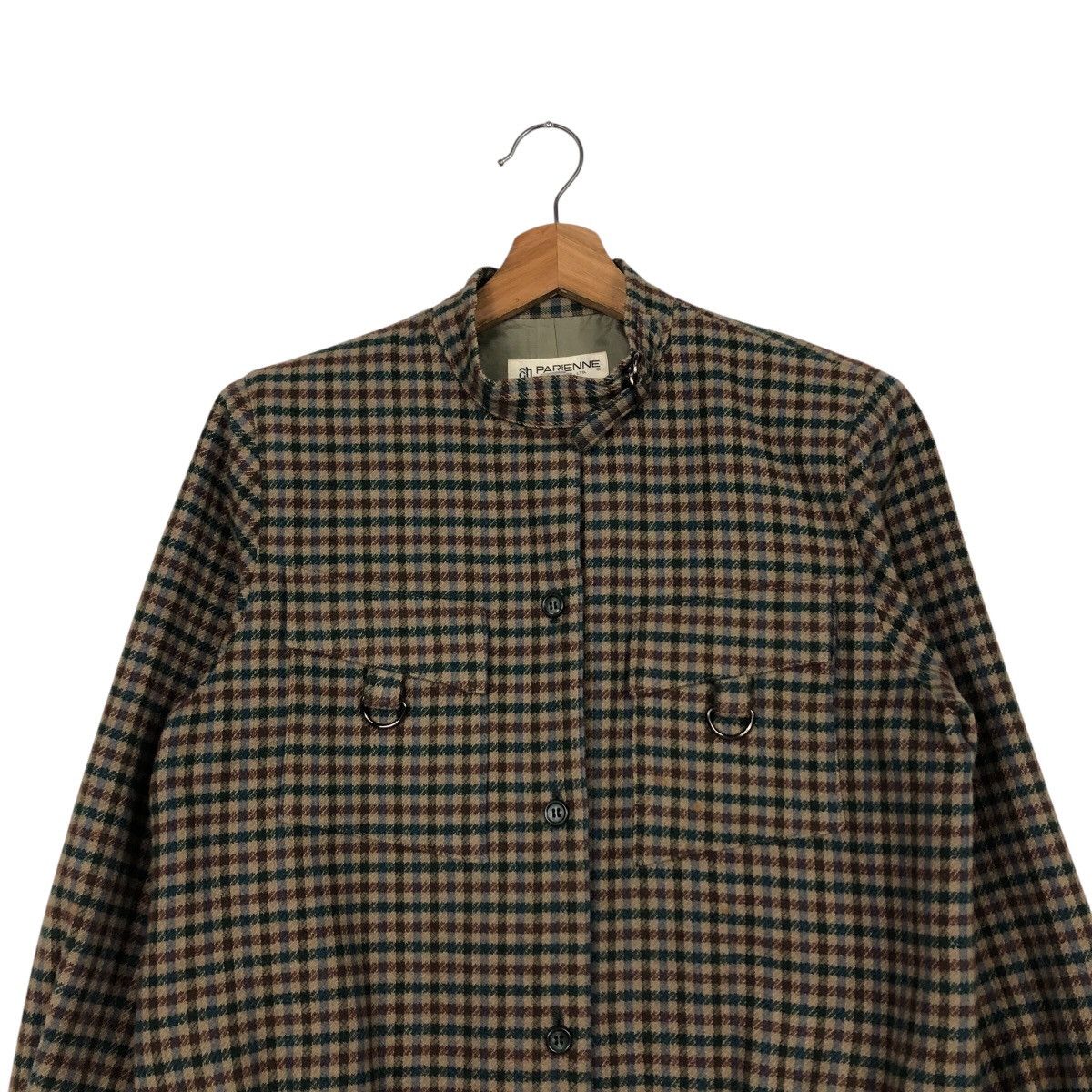Japanese Brand 📌Vintage Bomber Jacket Parienne Tartan Check Issey Miyake Size US M / EU 48-50 / 2 - 4 Thumbnail