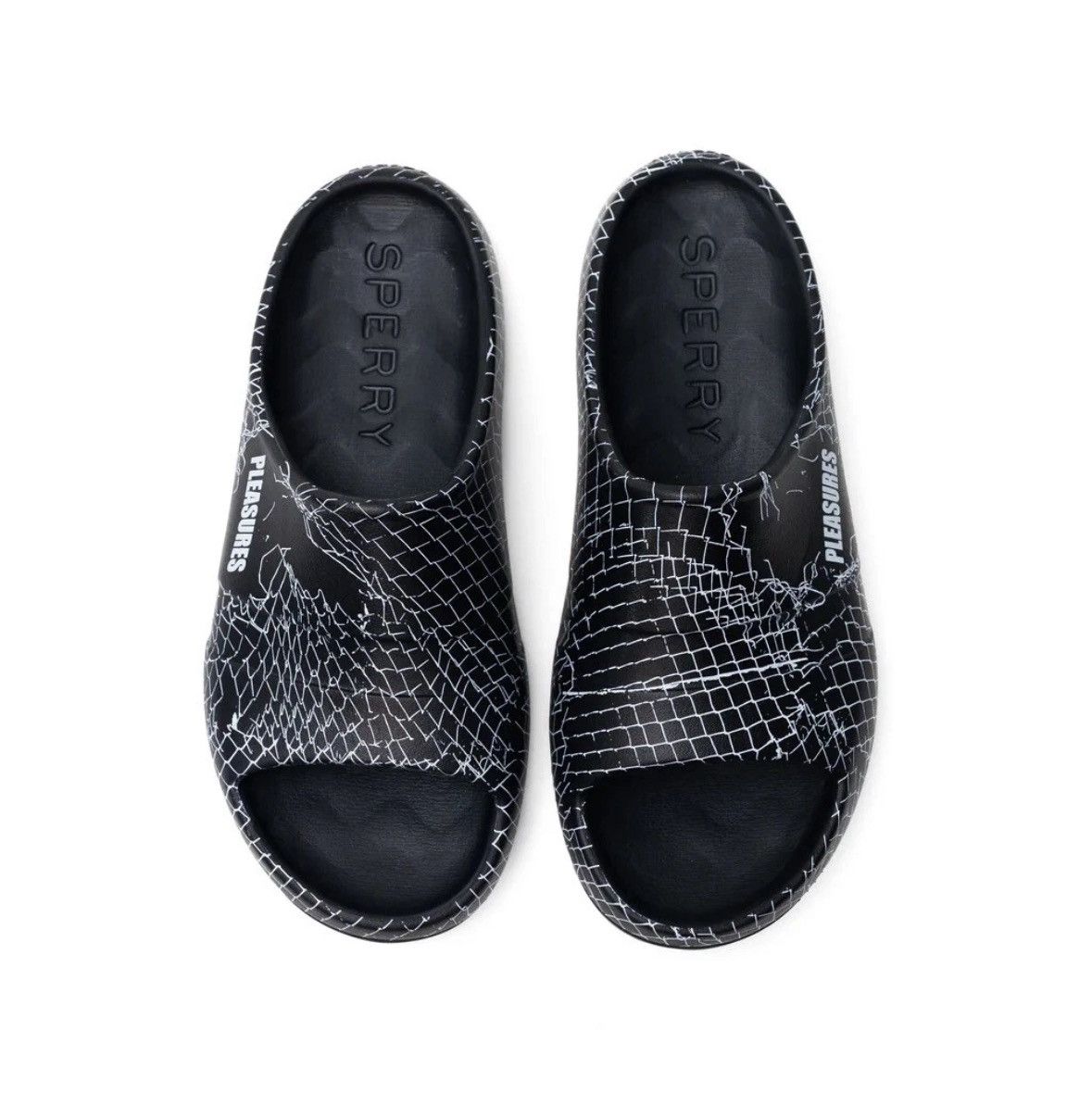 Pleasures × Sperry Pleasures x Sperry Windward Float Chain Link Fence Slides Size US 7 / EU 40 - 3 Thumbnail