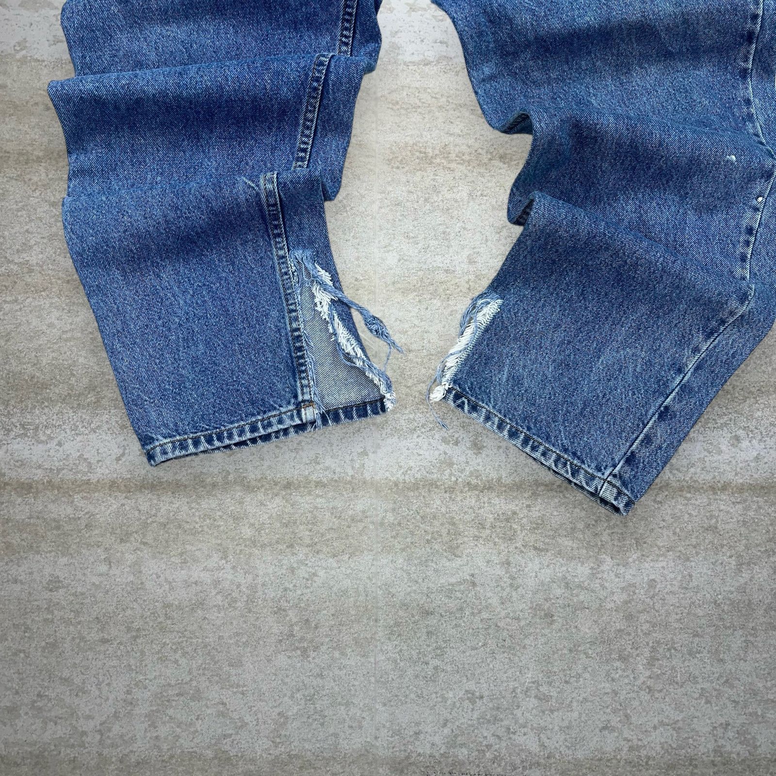 Levi's Vintage 90s Levis Jeans 550 40x32 Relaxed Flared Medium Wash Size US 40 / EU 56 - 5 Thumbnail
