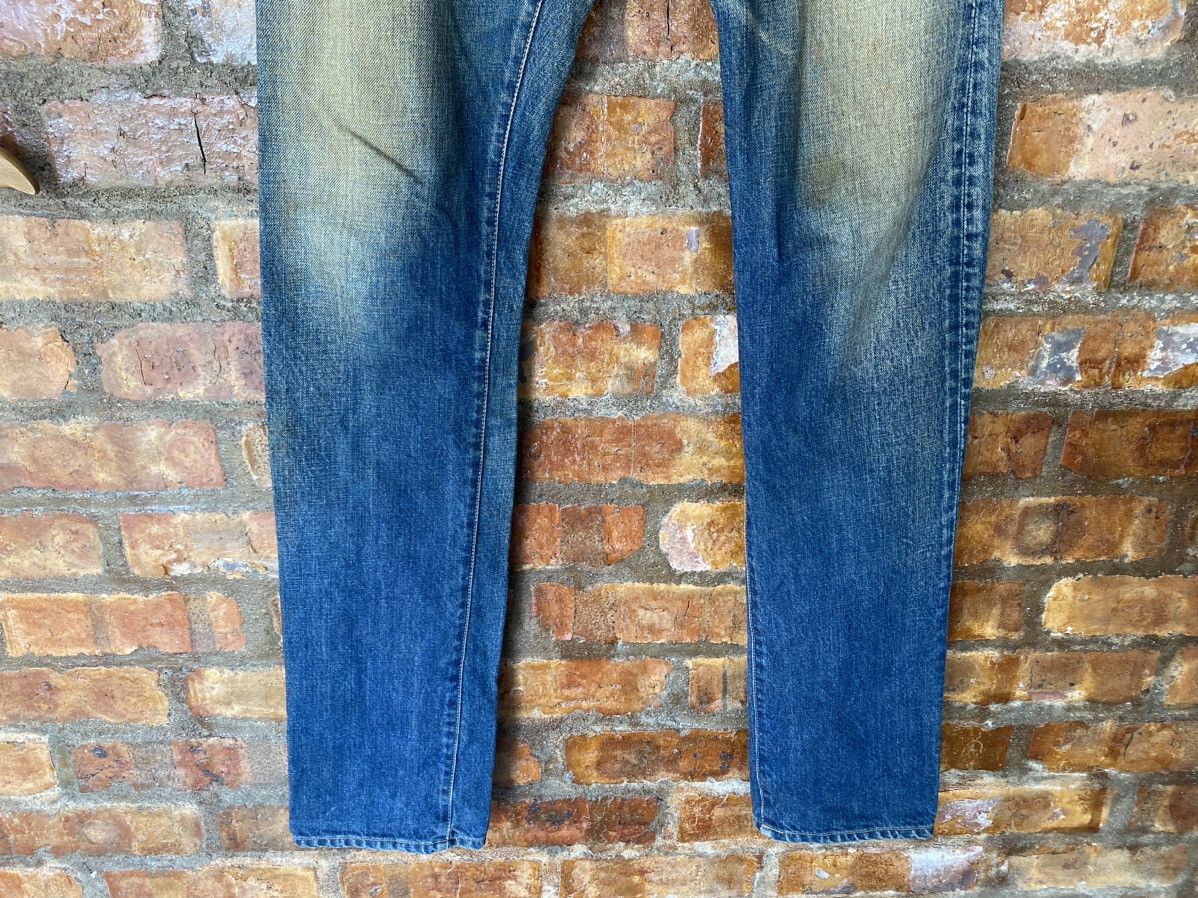 Kazuyuki Kumagai Attachment Indigo Wash and Rusty faded denim Size US 31 - 5 Thumbnail
