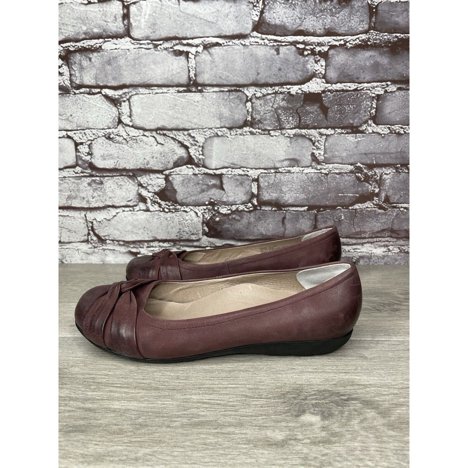 Other Abeo BIO System Terrie Slip On Shoes Sz 8N Purple Knotted Le Size US 8 / IT 38 - 14 Thumbnail