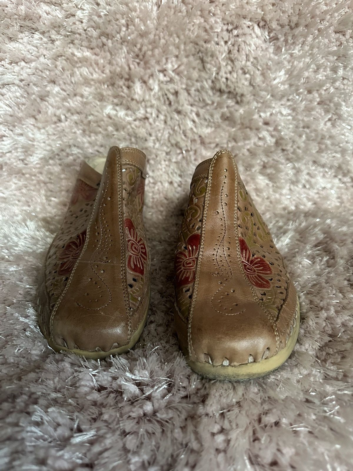 Other PIKOLINOS Leather Embroidered Mules Eco Friendly Clogs Size US 10.5 / IT 40.5 - 2 Thumbnail