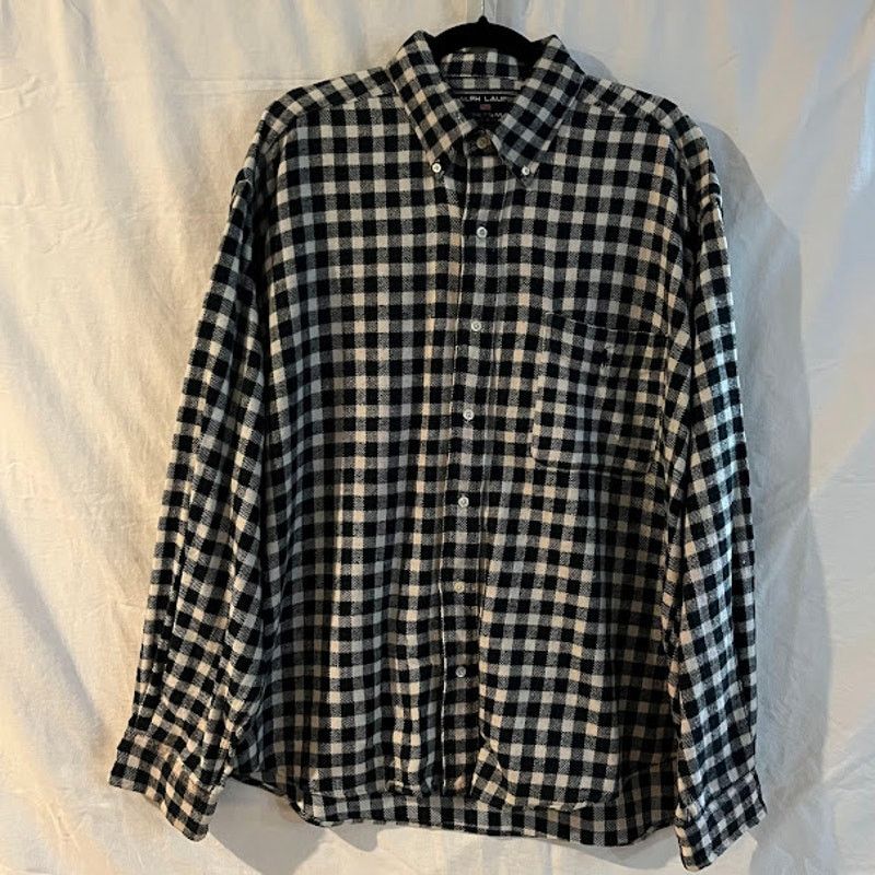 Ralph Lauren VTG Ralph Lauren Sportsman Shirt Green Cream Black Check Size US L / EU 52-54 / 3 - 1 Thumbnail