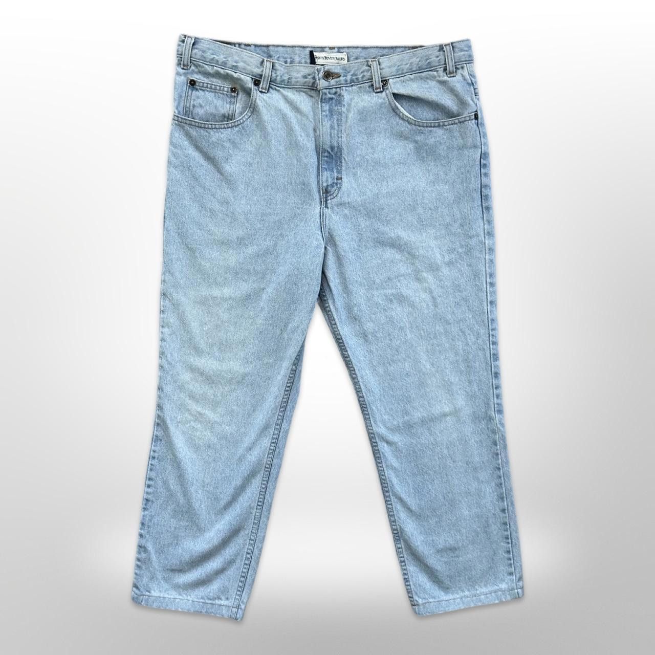 Vintage Vintage Light Wash Faded Straight Leg Jeans - 38x30 Size US 38 / EU 54 - 3 Thumbnail