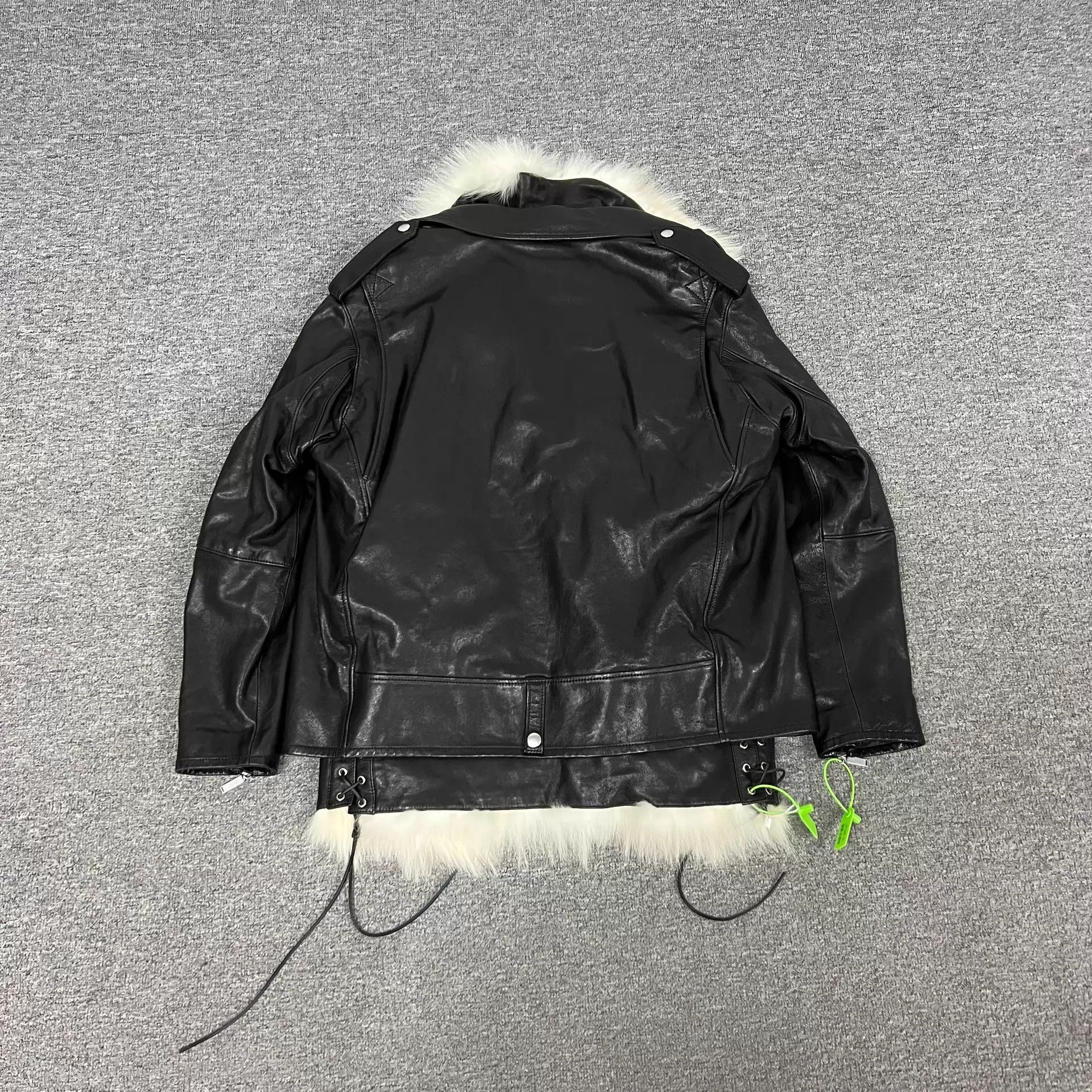 Saint Laurent Paris SLP 2-in-1 Leather Biker & Fox Fur Vest 36 Size XS / US 0-2 / IT 36-38 - 4 Thumbnail