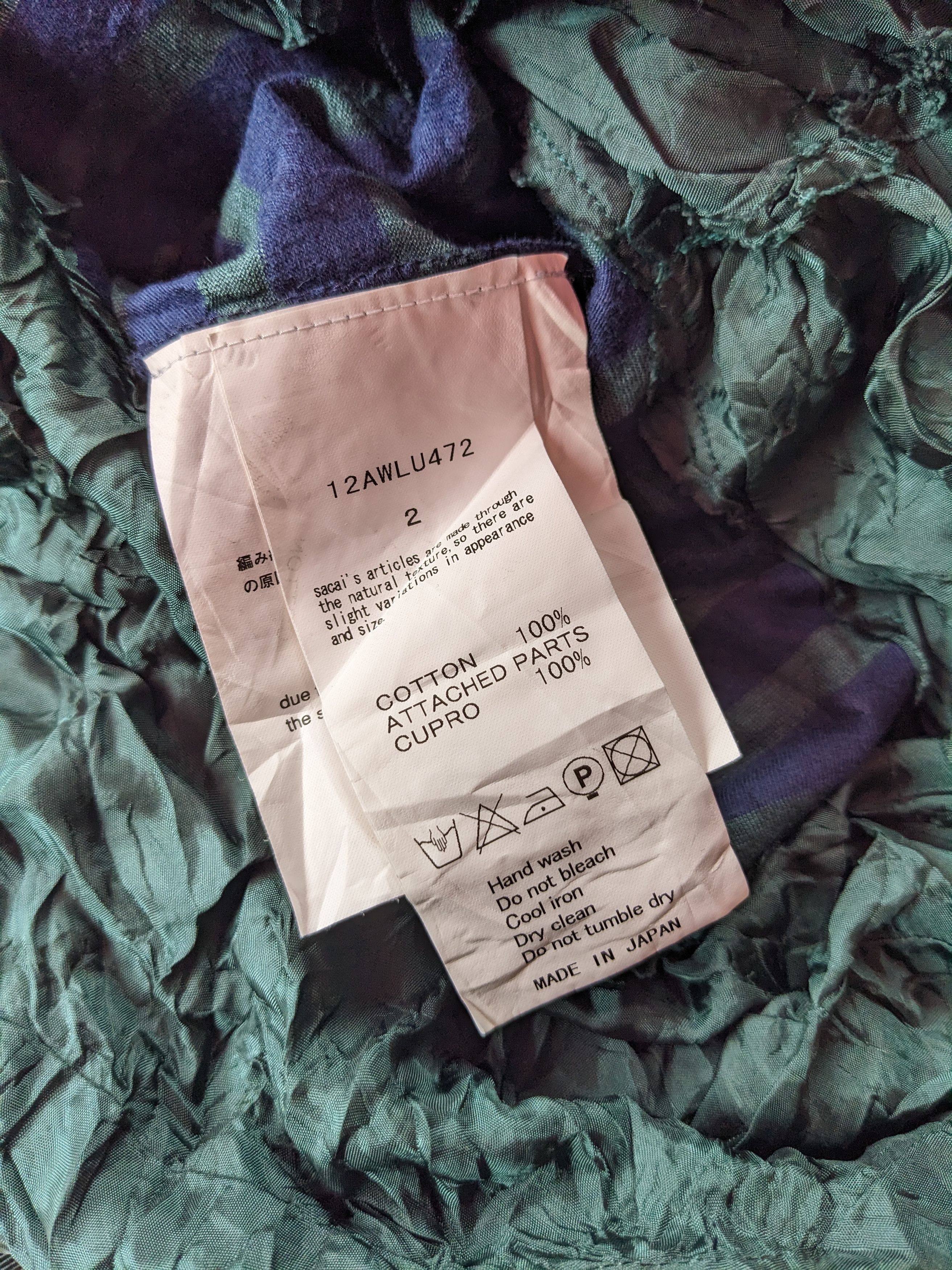 Sacai Sacai Luck by Sacai blouse double layer Size XS / US 0-2 / IT 36-38 - 5 Thumbnail