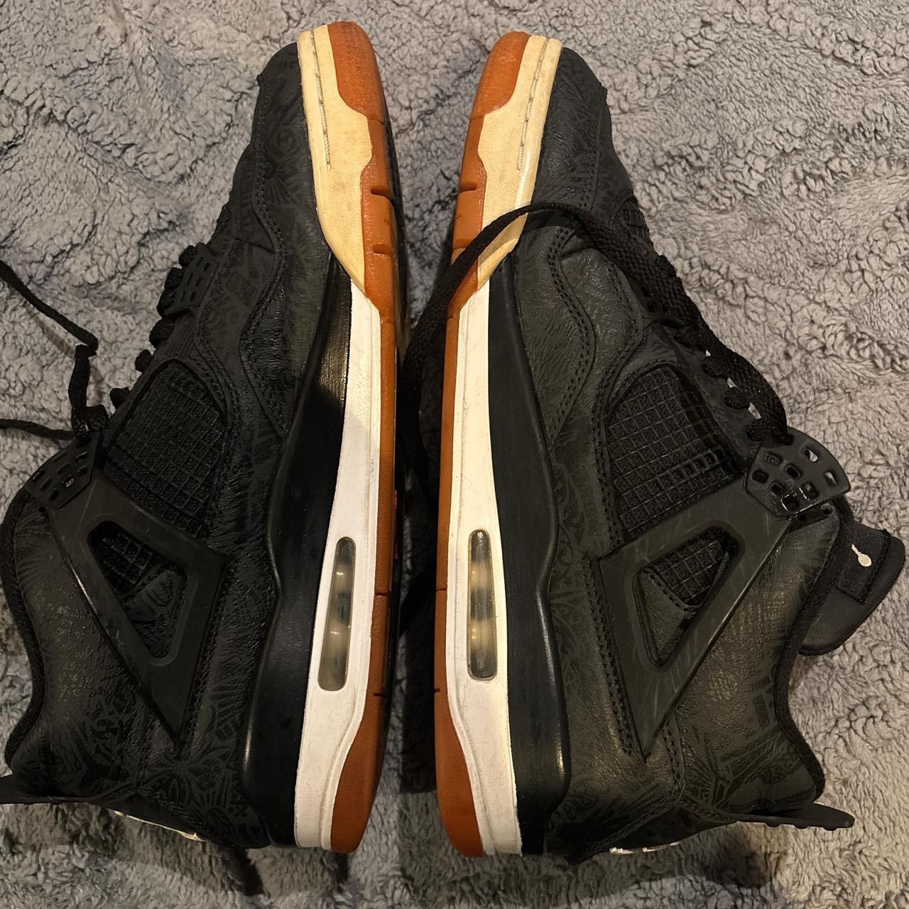 Jordan Brand Jordan 4 retro Laser black gum Size US 10 / EU 43 - 3 Thumbnail