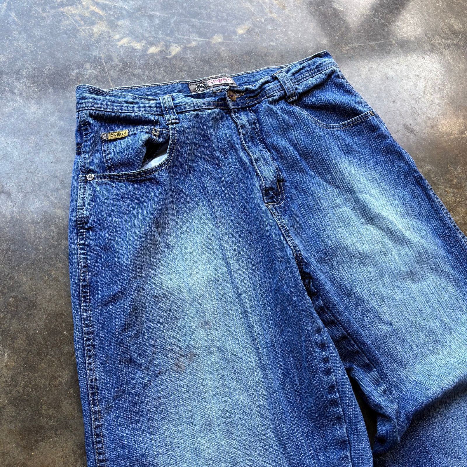 Southpole Southpole Style Baggy COBRA Faded Blue Jeans Size US 36 / EU 52 - 4 Thumbnail