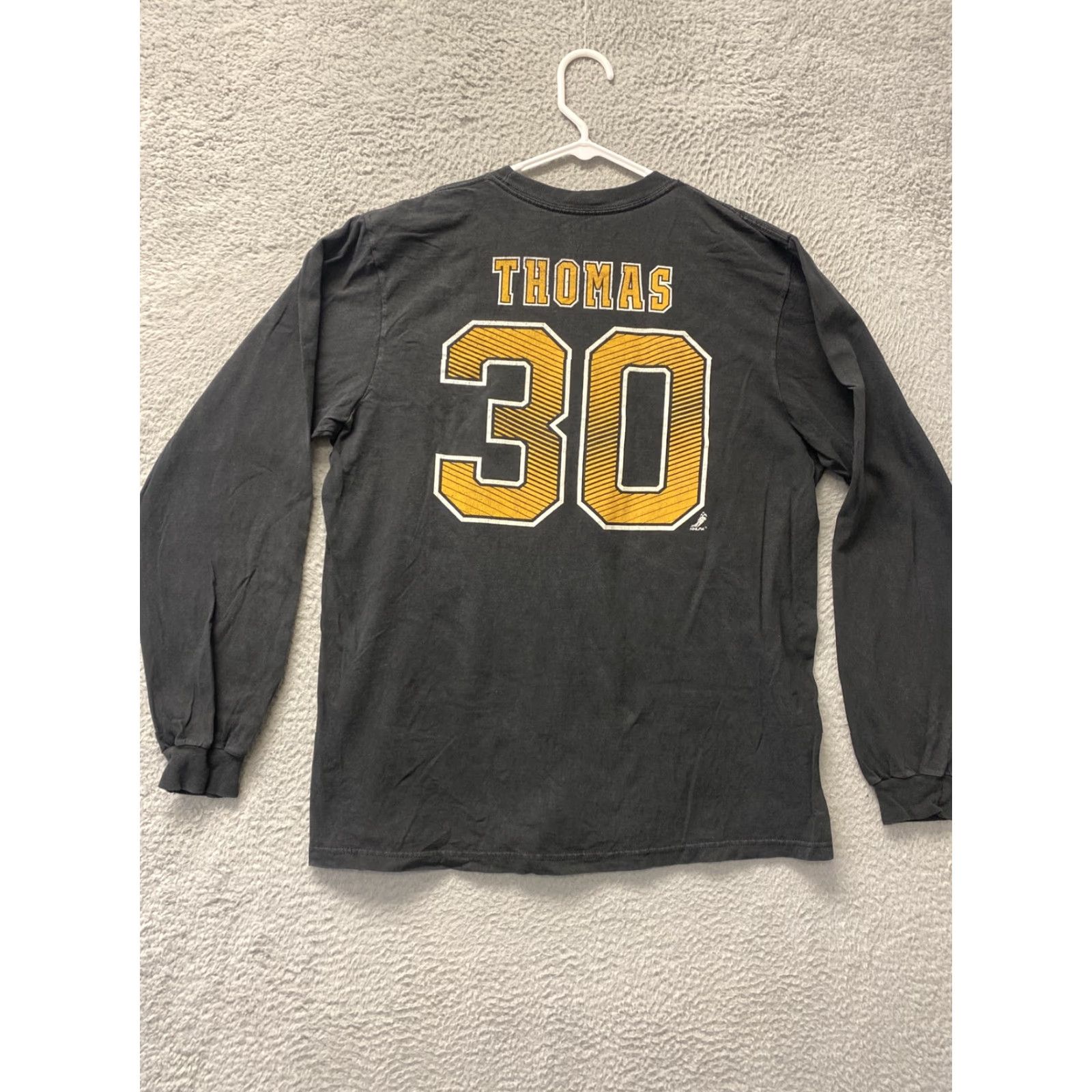 Reebok VINTAGE Reebok Boston Bruins Long Sleeve T-Shirt Adult XL Black Basic Mens Size XL / US 12-14 / IT 48-50 - 6 Thumbnail