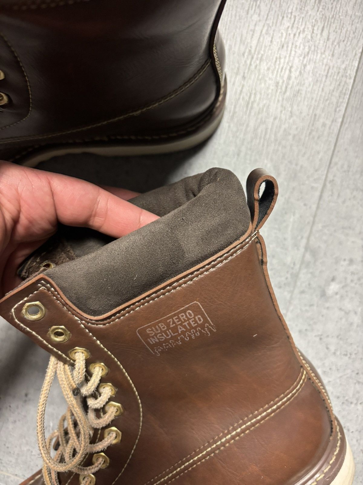 Vintage Vintage 1970’s Sub Zero Insulated Moc Toe Work Boots Size US 10 / EU 43 - 14 Thumbnail