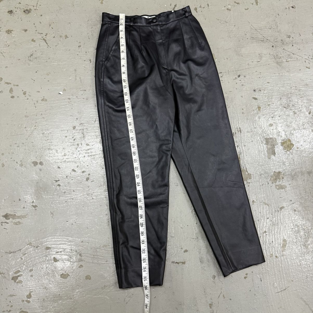 Courreges Courreges Paris Black Leather Pants Size US 26 / EU 42 - 5 Thumbnail