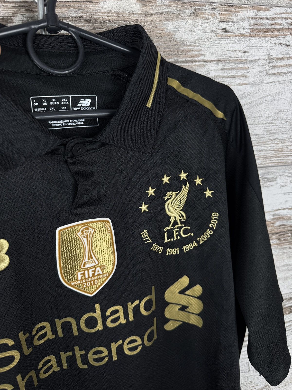 New Balance × Vintage Mens Vintage New Balance Liverpool FC T-shirt FIFA jersey Size US XL / EU 56 / 4 - 9 Thumbnail