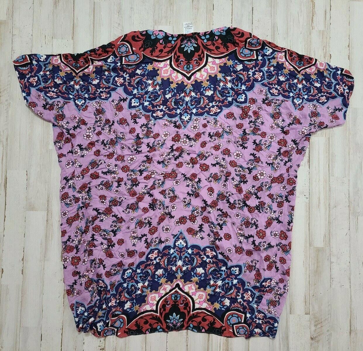Designer Time And Tru Kimono Small Boho Hippie Ruana Open Front Size S / US 4 / IT 40 - 4 Thumbnail