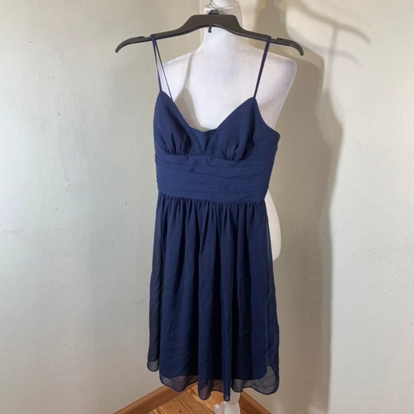 Other David’s Bridal Dress, Blue Chiffon Dress size 0 Size XS / US 0-2 / IT 36-38 - 2 Thumbnail